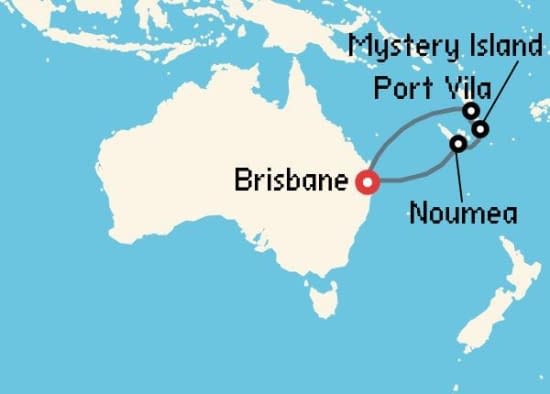 Itinerario del Crucero Australia y Pacífico desde Brisbane Royal Caribbean