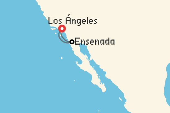 Itinerario del Crucero Riviera Mexicana desde Los Ángeles Carnival Cruise Lines