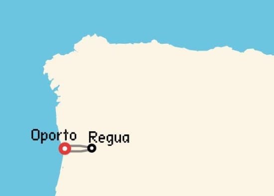 Itinerario del Crucero Río Duero desde Oporto Croisieurope