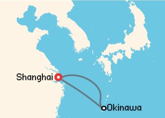 Itinerario del Crucero Asia desde Baoshan - Shanghai Royal Caribbean