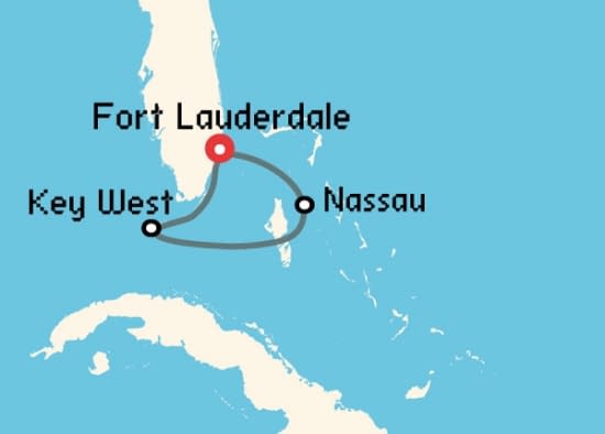 Itinerario del Crucero Caribe desde Fort Lauderdale Celebrity Cruises