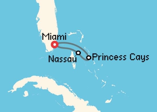 Itinerario del Crucero Caribe desde Miami Carnival Cruise Lines